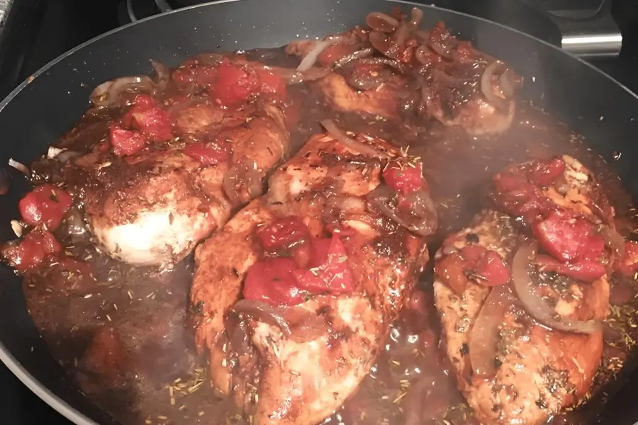Курица с бальзамическим уксусом