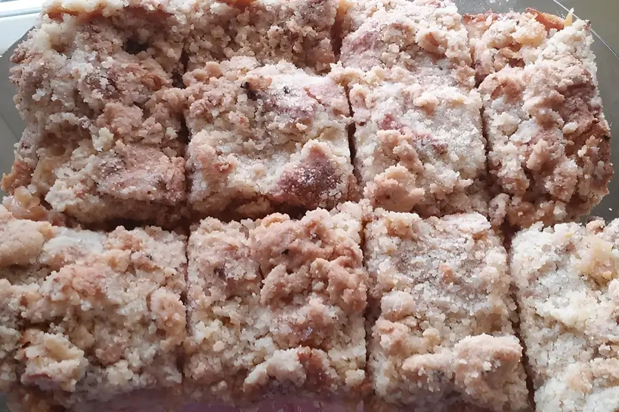 Яблочный пирог с манкой
