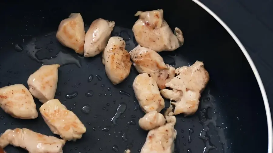 Обжарка курицы