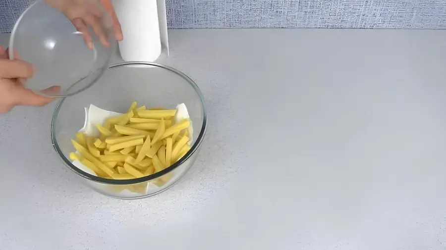 Промывка и сушка картофеля