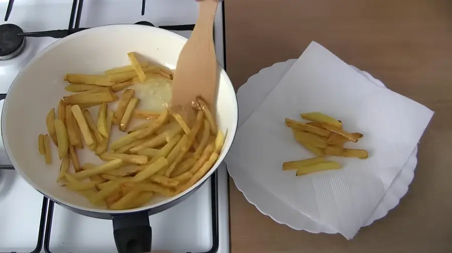 Удаление излишков масла