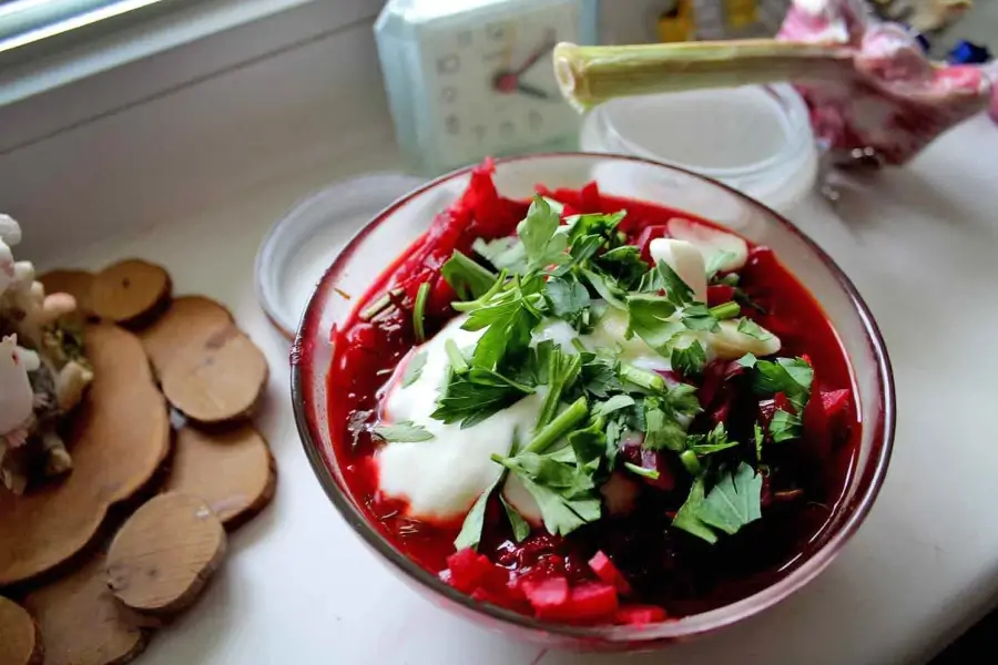 Борщ без мяса