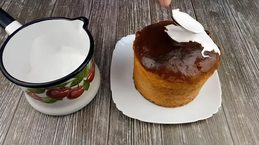 Покрытие куличей глазурью