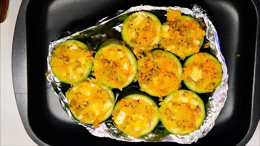 Наполнение цукини начинкой