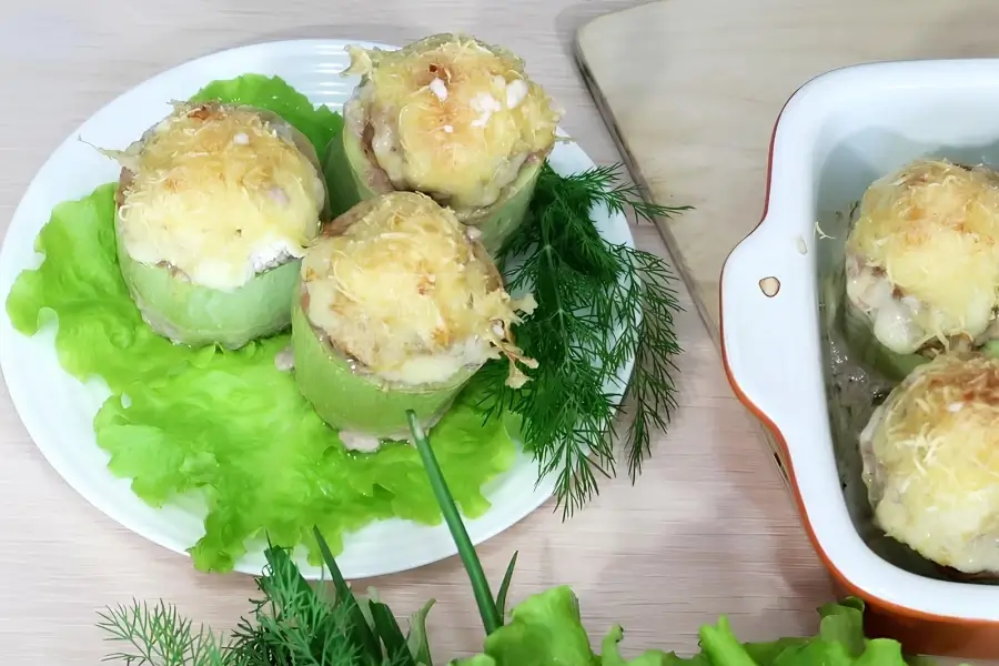 Фаршированные цукини