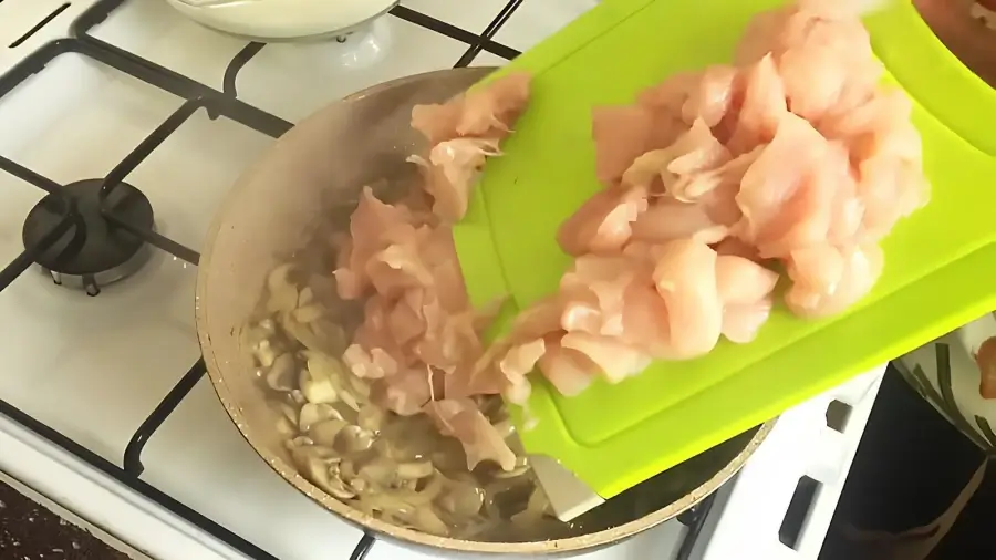 Обжарка курицы