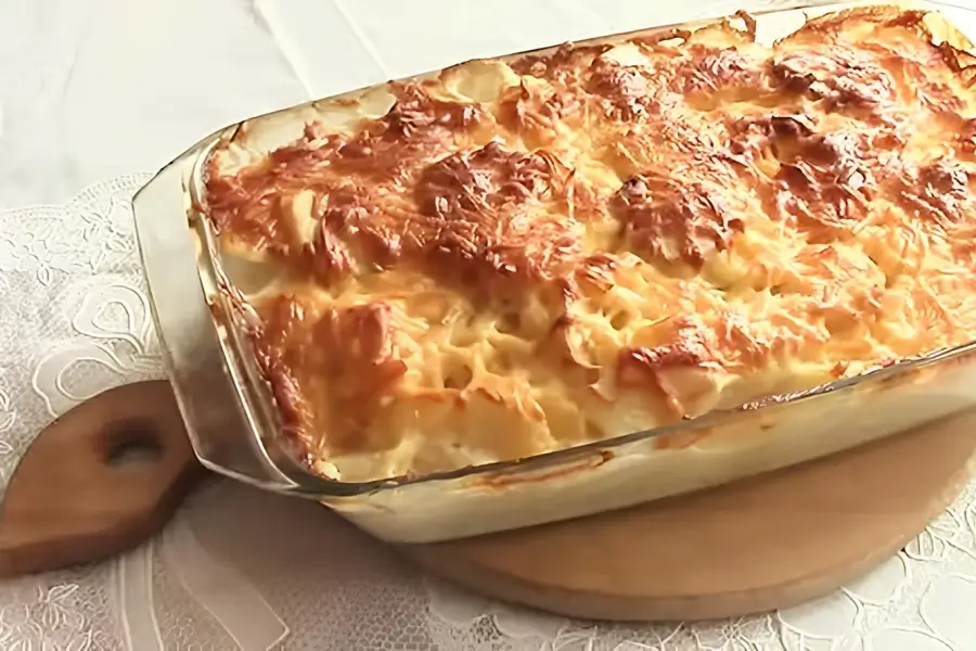 Гратен из картофеля с мясом
