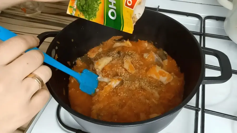 Финальное тушение с орегано