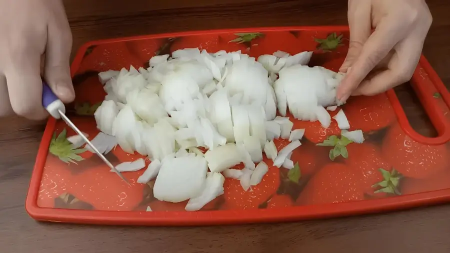Нарезка лука