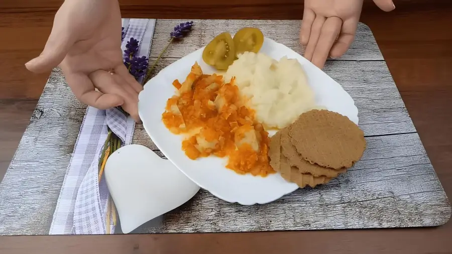 Подача блюда