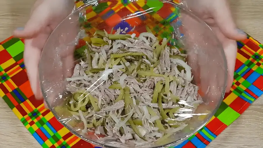 Охлаждение салата