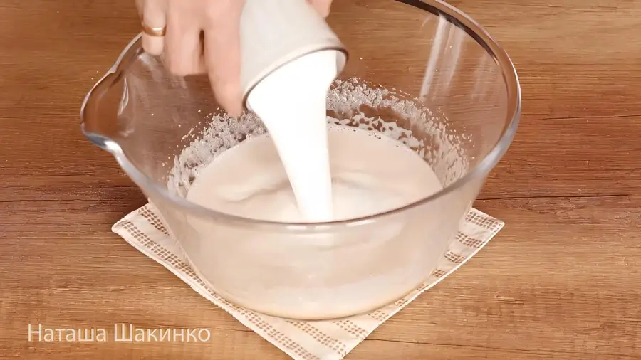 Добавление кефира