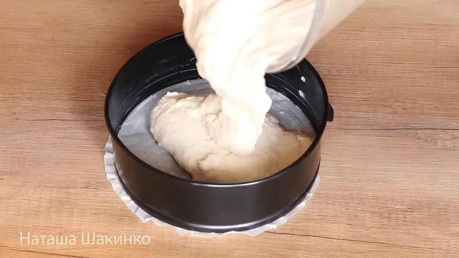 Подготовка формы и выливание теста