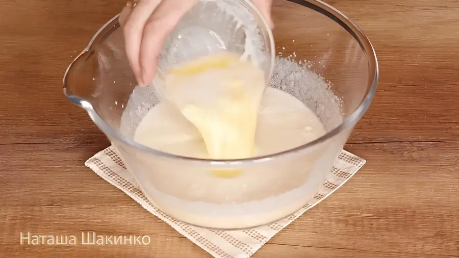 Введение растопленного масла