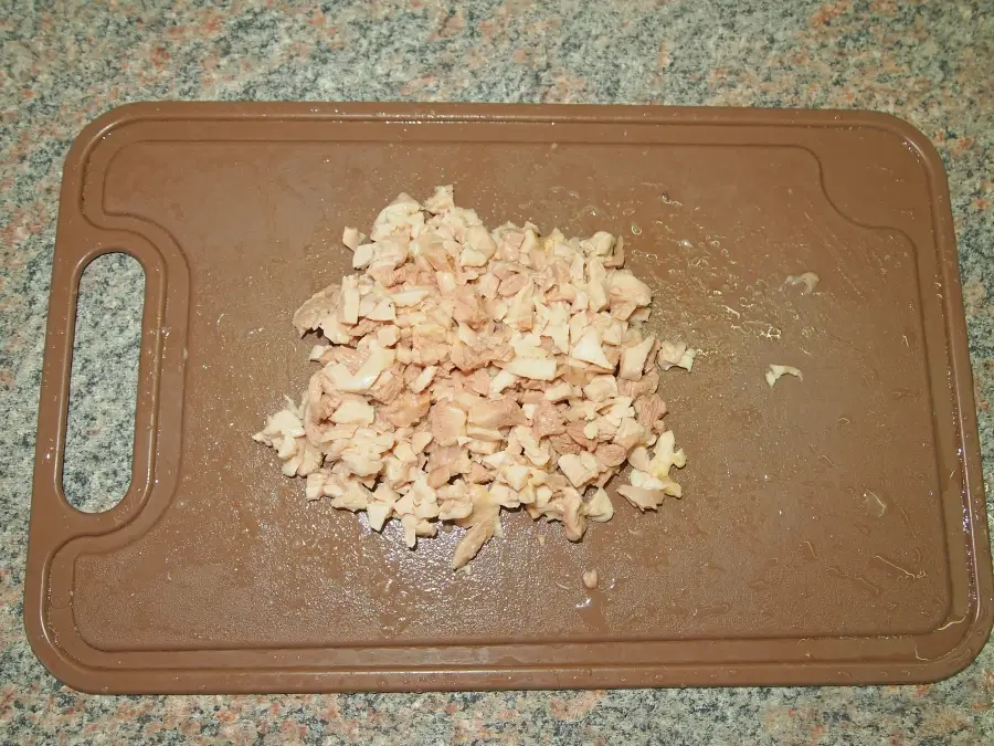 Нарезка мясной начинки