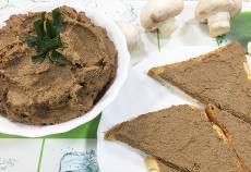 Паштет из куриной печени с грибами