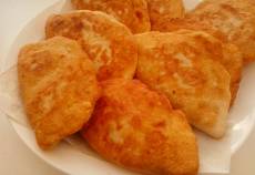 Чебуреки с сыром и картошкой