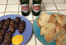 Мясные рулеты на гриле