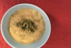 Сырный суп с брокколи