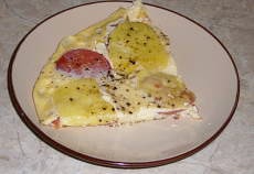 Омлет с сыром и помидорами