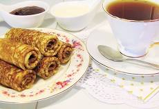 Блины на молоке и кефире с дырочками