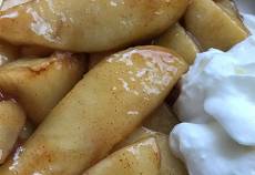 Карамелизированые яблоки