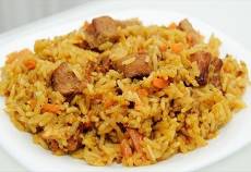 Плов из свинины в мультиварке