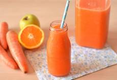 Смузи из апельсина и моркови