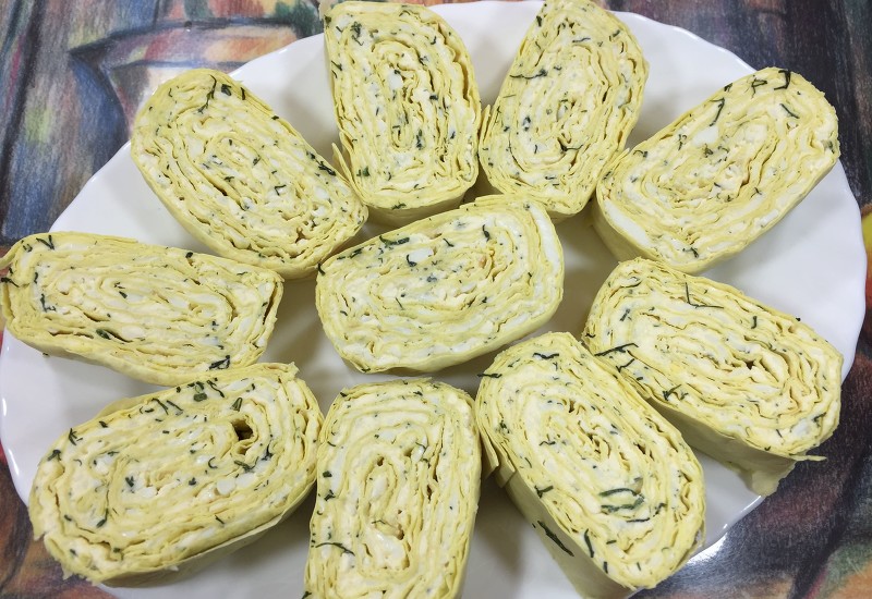 Лаваш с плавленым сыром и крабовыми палочками, пошаговый рецепт с фото на ккал
