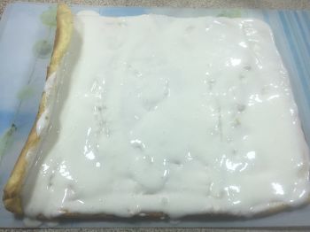 Рулет с бананом фото 10 шага рецепта