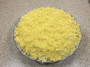 Классическая Мимоза фото 12 шага рецепта