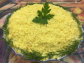 Классическая Мимоза фото 13 шага рецепта