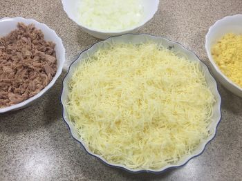 Классическая Мимоза фото 8 шага рецепта