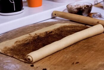 Булочки синнабон фото 8 шага рецепта