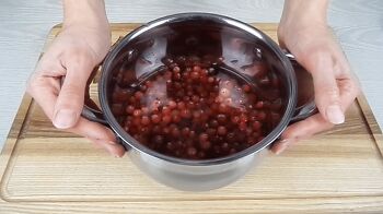 Клюквенный соус фото 3 шага рецепта