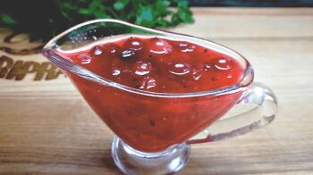 Клюквенный соус фото 6 шага рецепта