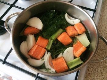 Овощной бульон фото 3 шага рецепта