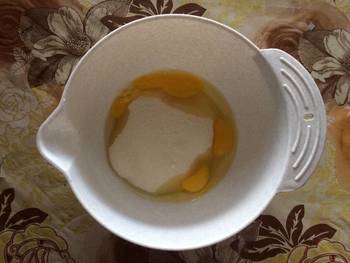 Черничный пирог в мультиварке фото 1 шага рецепта