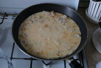 Омлет с индюшатиной фото 4 шага рецепта