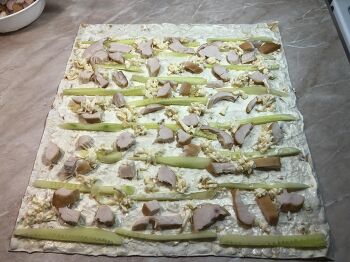 Рулет из лаваша с курицей фото 4 шага рецепта