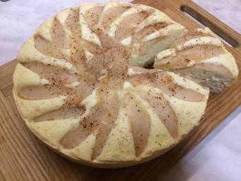 Пирог с грушей в мультиварке фото 5 шага рецепта