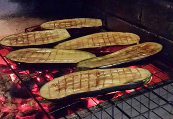 Баклажаны на гриле фото 4 шага рецепта