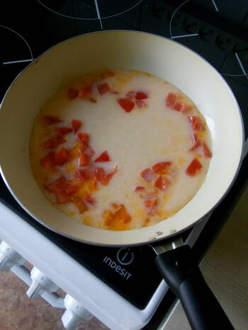 Воздушный омлет фото 4 шага рецепта