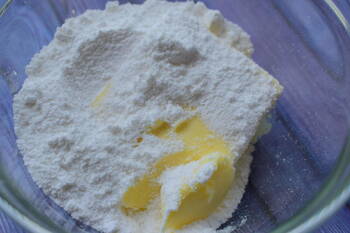 Печенье с заварным кремом фото 1 шага рецепта