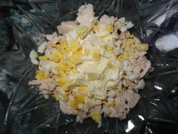 Салат Виноградная лоза фото 2 шага рецепта