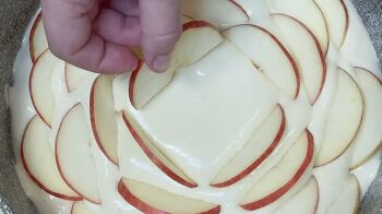 Яблочный пирог фото 5 шага рецепта