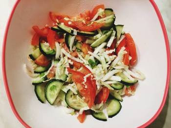 Салат с пекинской капустой фото 5 шага рецепта