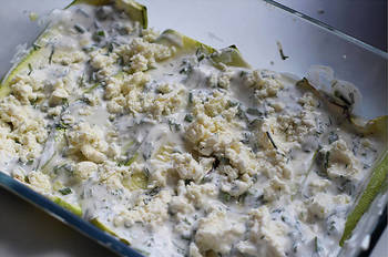 Холодный торт из кабачков и брынзы фото 6 шага рецепта