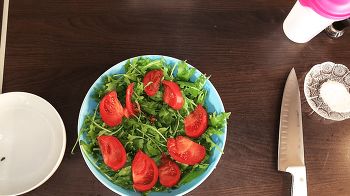 Теплый салат из индейки фото 7 шага рецепта