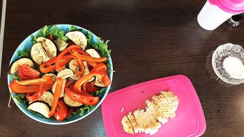 Теплый салат из индейки фото 9 шага рецепта